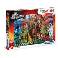 -CLE puzzle 180 SuperKolor Jurassic World 29106