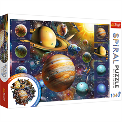 S.CENA Puzzle 1040 Spiral Puzzle Solar system