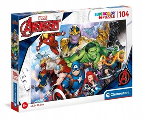 -CLE puzzle 104 Super Kolor Avengers 25718