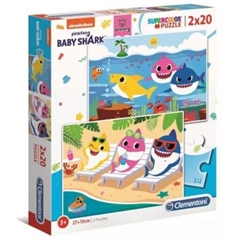 -CLE puzzle 2x20 Baby Shark 24777