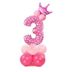 Zestaw balonów różowych 3 400127