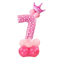 Zestaw balonów różowych 7 400131