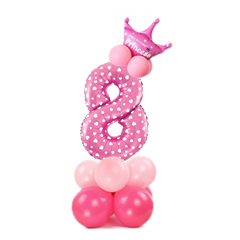 Zestaw balonów różowych 8 400132
