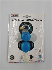 S.CENA Zestaw balonów kosmos (foliowy, 6 gumowych) 61109