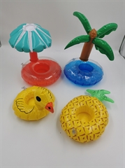 Zabawka dmuchana na picie palma, ananas, kaczuszka lub parasol