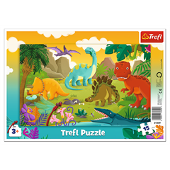 S.CENA Puzzles - _15 Frame_ - Dinosaurs