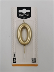 Świeczka złota 6cm na patyku 0 EA0012