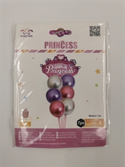 Zestaw balonów Princess (1 foliowy, 6 gumowych) FD0167