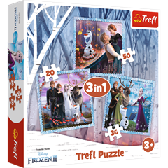 S.CENA Puzzles - _3in1_ - The magical story/Disney Frozen 2