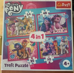 S.CENA Puzzles - _4in1_ - Colorful Ponies/Hasbro My Little Pony Movie 2021
