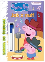 -Świnka Peppa- Zadania do ścierania- Jakz nut