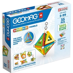 S.CENA Geomag Supercolor Panels Recycled35pcs
