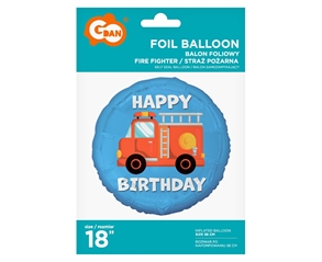 Balon foliowy Straż pożarna (Happy Birthday), 18