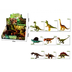 Dinozaury 27 cm 9 wzorów displey