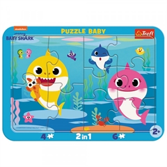 S.CENA Puzzle - _Ramkowe Baby_ - Wesoe Rekiny/ Viacom Baby Shark