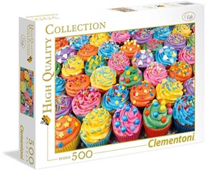 -CLE puzzle 500 HQ kolorowe ciasteczka 35057