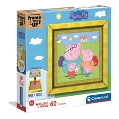 -CLE puzzle 60 ramkowe Peppa Pig 38809