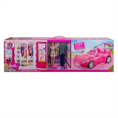 BRB Barbie lalka+szafa+cabriolet zestaw GVK05 /2