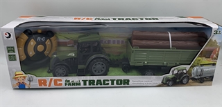 Traktor z przyczepą 43x11x10cm, na radio, Full Function (ruch do przod