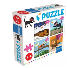 PROM Gra puzzle z kotem