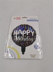 Balon foliowy 18   Happy Birthday 48549