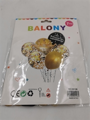 Zestaw balonów Wszystkiego Najlepszego (2 foliowe, 5 gumowych) 220106