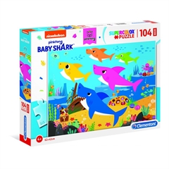 -CLE puzzle 104 maxi SuperKolor BabyShark 23751