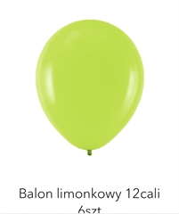 Balony jasnozielone 12cali 400058