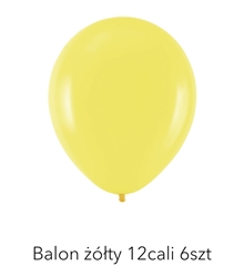 Balony żółty 12cali 400055