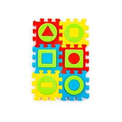 Zabawka edukacyjna   Puzzle   Nr1 (12 elementów) (w woreczku)