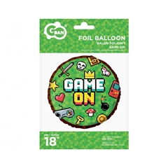 Balon foliowy Game On, 18