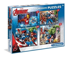 -CLE puzzle 4w1 SuperKolor The Avengers 07722