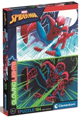 -CLE puzzle 104 Glowing Spiderman 27555