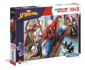 -CLE puzzle 104 maxi SuperKolor Spiderman 23734