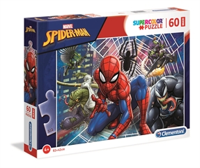 -CLE puzzle 60 maxi SuperKolor Spiderman26444