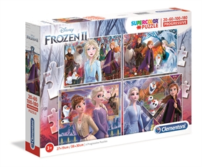 -CLE puzzle 4w1 SuperKolor Frozen2 21411