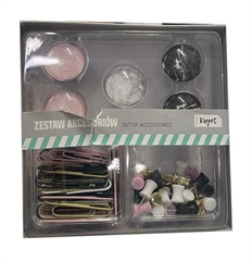 Zestaw akcesoriów biurowych Kayet 100 sztuk