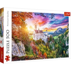 S.CENA Puzzle -   500   - Widok na zamek Neuschwanstein, Niemcy