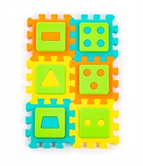 Zabawka edukacyjna   Puzzle   Nr2 (12 elementów) (w woreczku)
