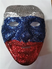 S.CENA Maska z brokatem H.R