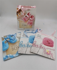 Torba prezentowa It apos;s a boy/It apos;s a girl 42x32x12cm