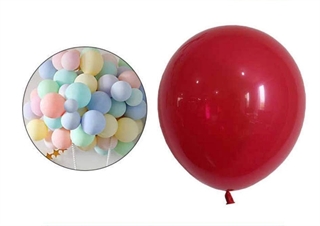 Balony gumowe 100szt czerwone 660481