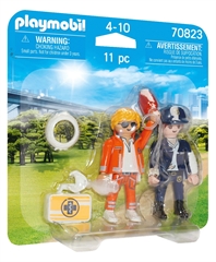PROM Playmobil. 70823 DuoPack Lekarz pogotowia i policjantka