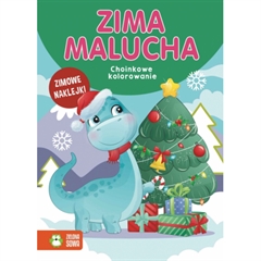 Zima malucha. Choinkowe kolorowanie