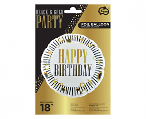 Balon foliowy Happy Birthday (B amp;amp