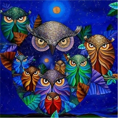 NOIRMPEX MANDALE 7D SOWA*3 W FIOLECIE