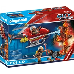PROM Playmobil. 71195 Helikopter strażacki