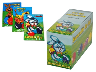 Zestaw BARWNIKÓW do jajek 5 kolorów - 1 saszetka CHL0014