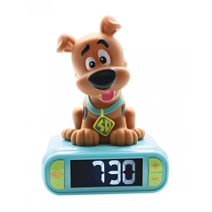 S.CENA Digital alarm clock with Scooby Doo3Dnight light and sound effects