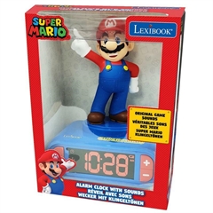 S.CENA Super Mario Alarm Clock with Mario3Dcharacter and sounds from the video game